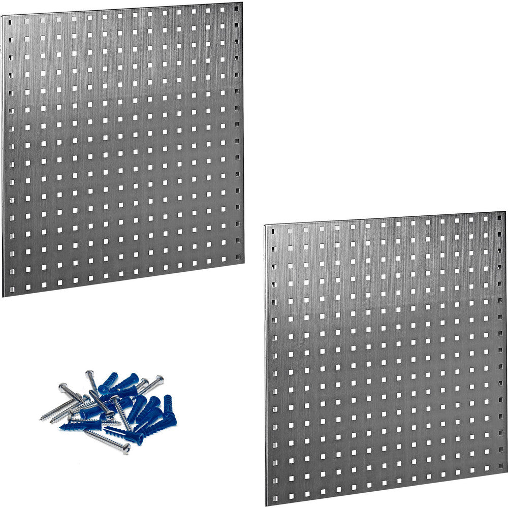 Triton Products LB1-S (2) 24" x 24" x 9/16" Stainless Steel LocBoard Pegboards
