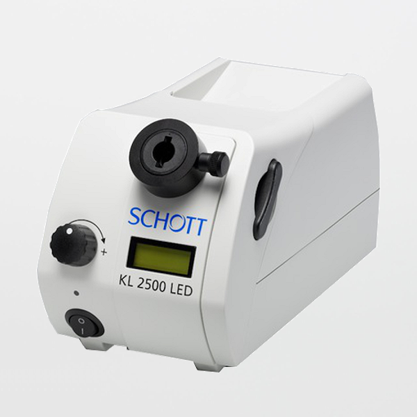 SOS Cleanroom SCHOTT KL 2500 LED Fiber Optic Light Source LED Illuminator 100-240V
