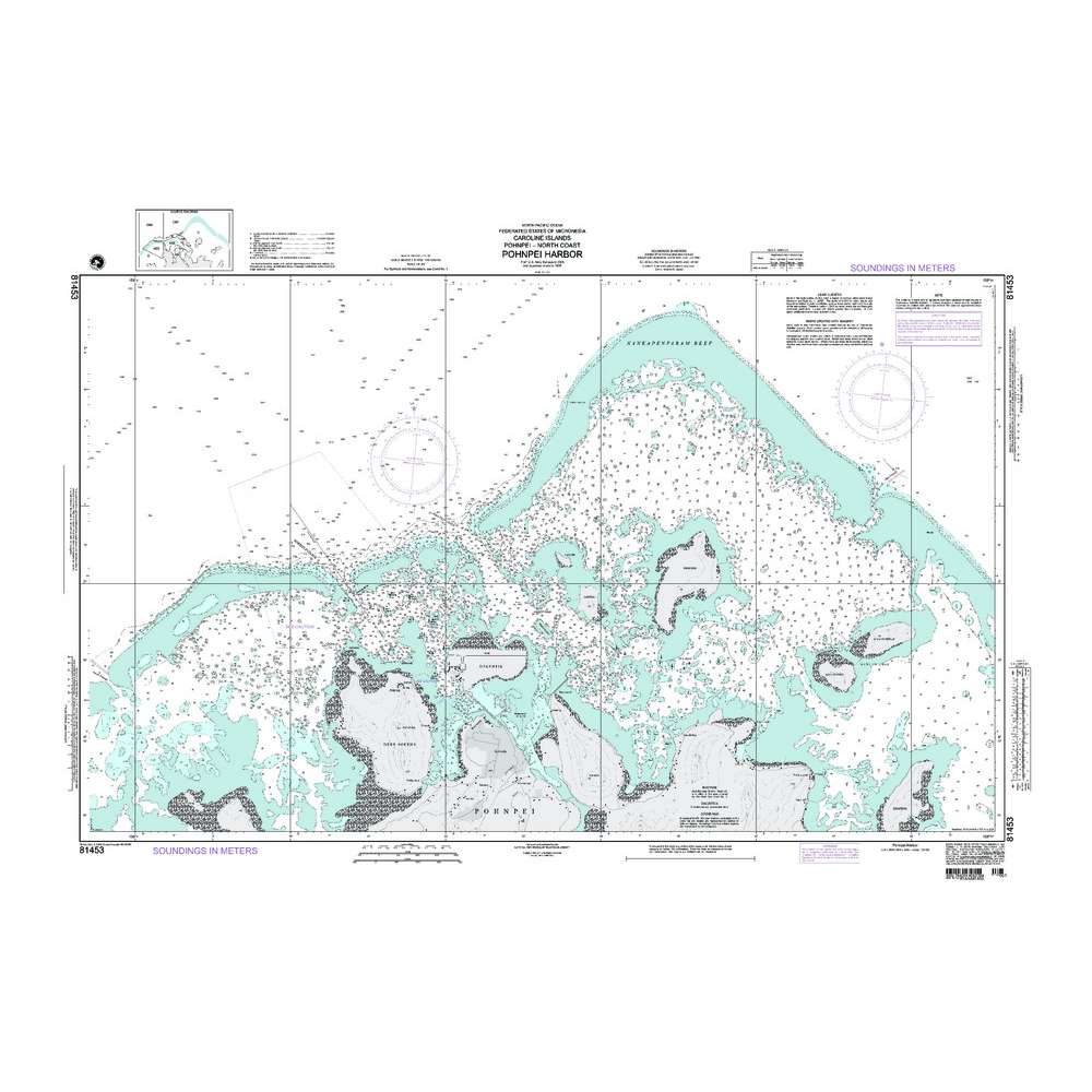 Paradise Clay NGA_81453 NGA Chart Pohnpei Harbor