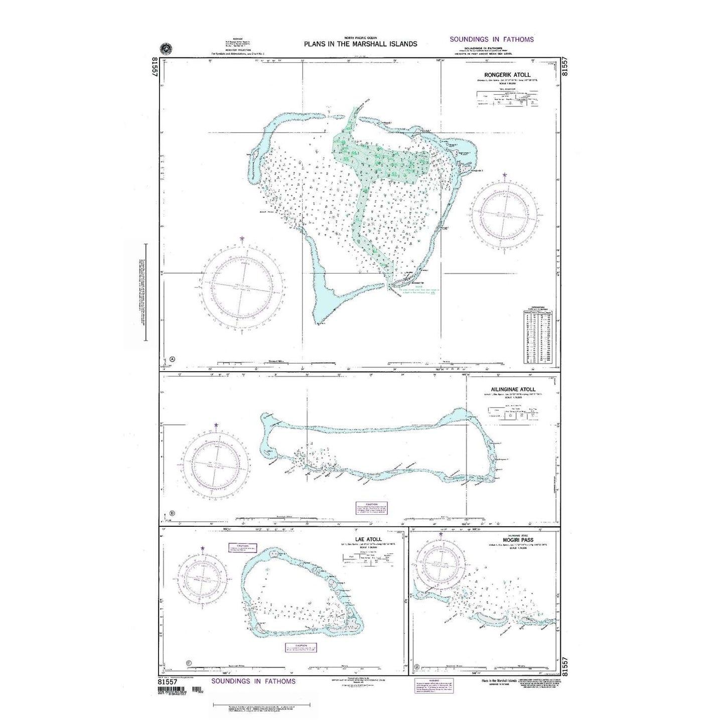 Paradise Clay NGA_81557 NGA Chart Rongerik Atoll Marshall Islands