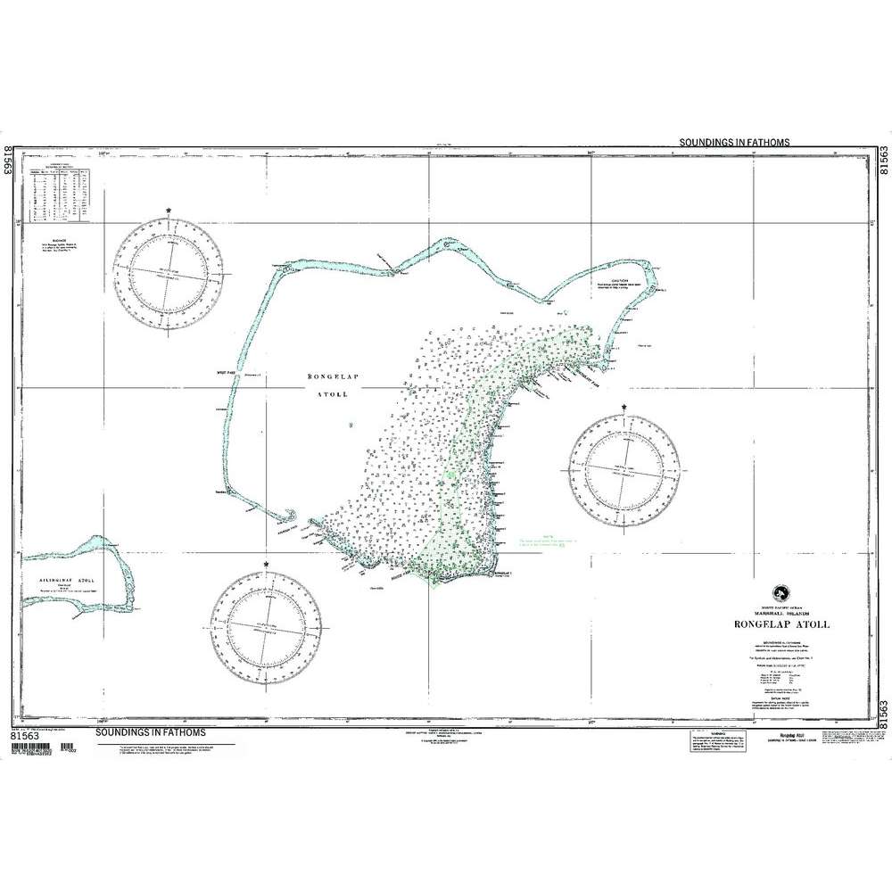 Paradise Clay NGA_81563 NGA Chart Rongelap AtollMarshall Islands