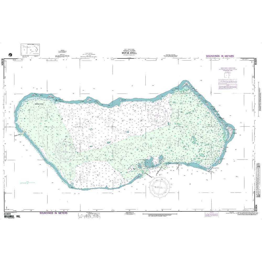 Paradise Clay NGA_81604 NGA Chart Wotje Atoll:Marshall Islands
