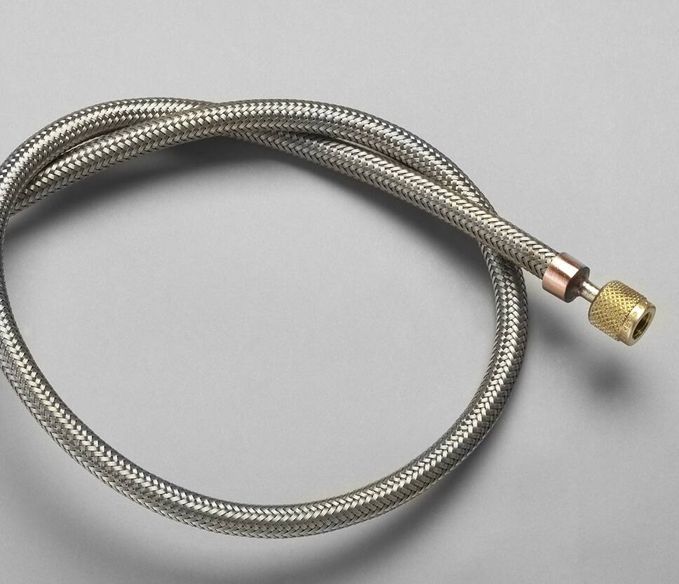 Yellow Jacket 81760 60", 45° 3/8", Quick Cplr Assembly