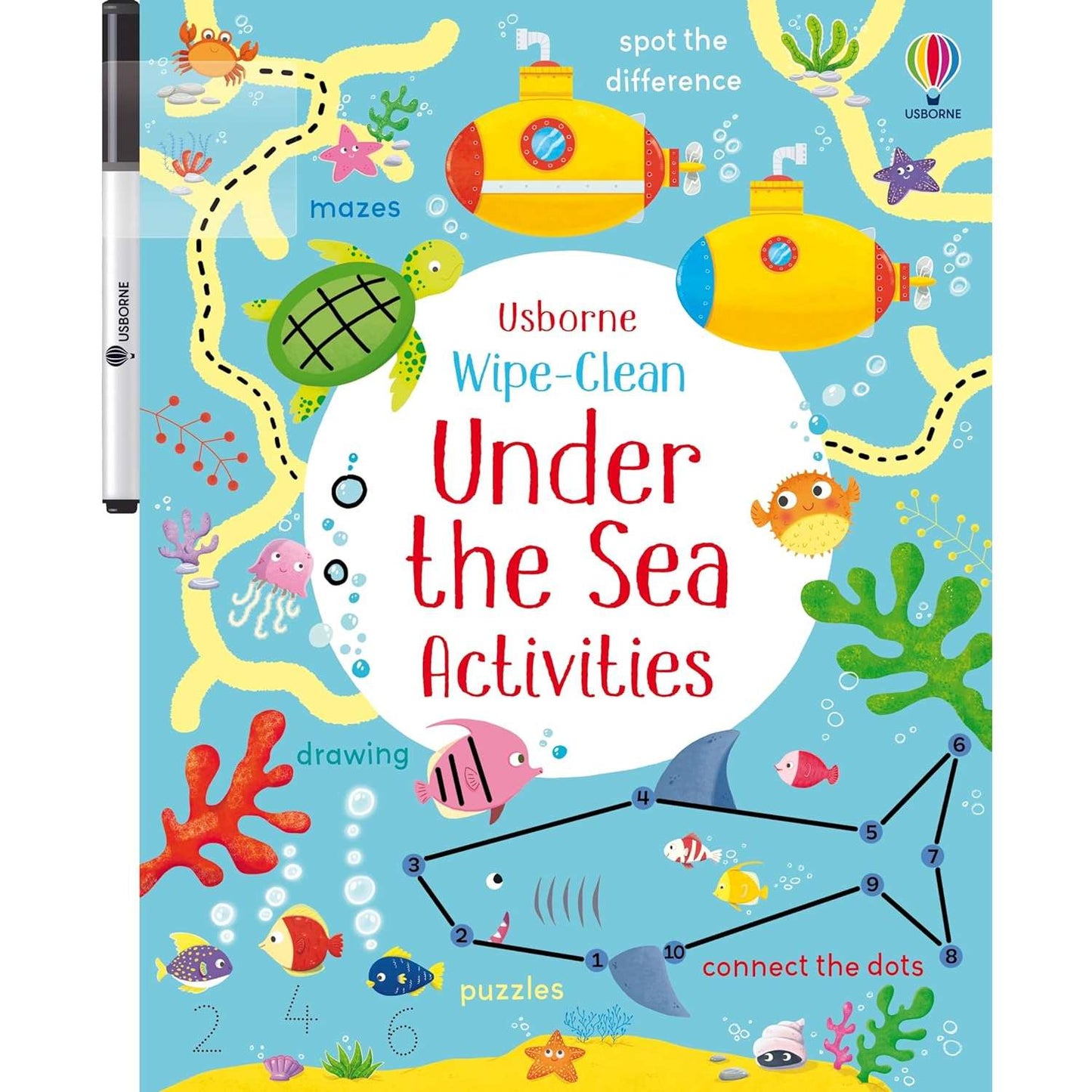 Paradise Clay HRW224 Wipe-Clean Under the Sea Activities - Book