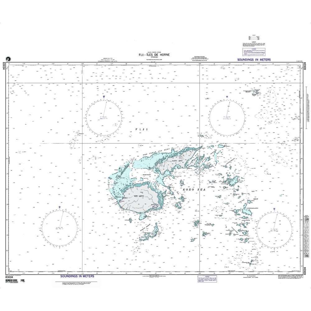 Paradise Clay NGA_83034 NGA Chart Fiji - Iles de Horne
