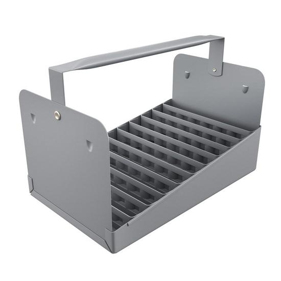 Jones Stephens N70050 Steel Nipple Caddy Tray, 1/2" Size, 77 pc Capacity (10-1/2" x 7" x 6-1/2")