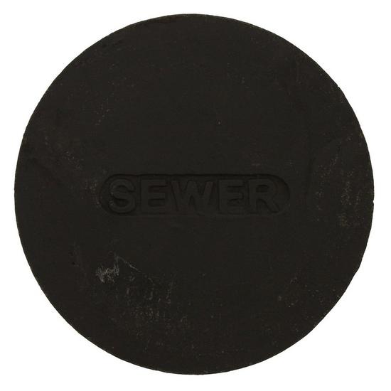 Jones Stephens B04008 8" Cast Iron Sewer Lid for Backwater Valve Extension Kit