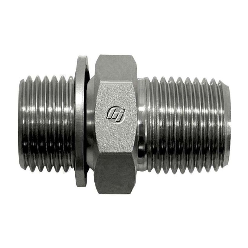Brennan 9020-06-06-BS 06MBSPP-06MBSPT Straight With Bonded Seal
