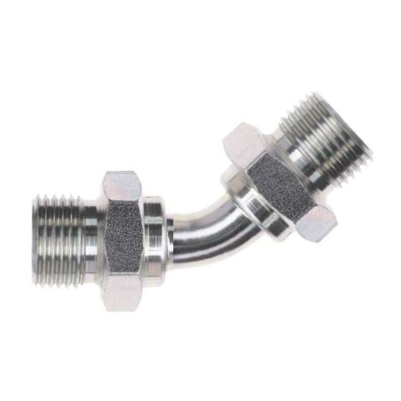 Brennan 9123-16-16 16MBSPP-16MBSPP Swept Bent Tube 45 Elbow