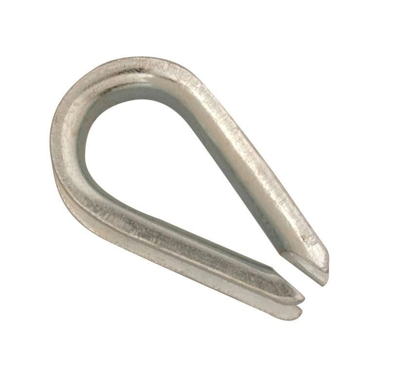 Campbell T7670669 5/8" Wire Rope Thimble, Electro-Galvanized