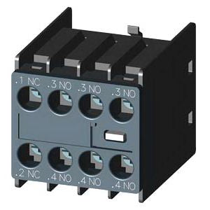 Siemens 3RH29111HA31 AUX CONTACT BLOCK, 3NO/1NC