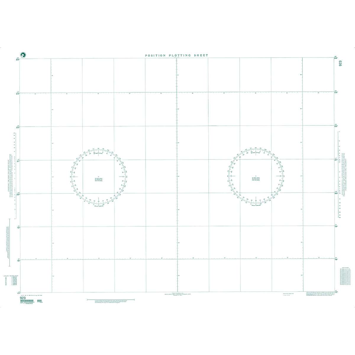Paradise Clay NGA_923 NGA Chart 923 Plotting Chart