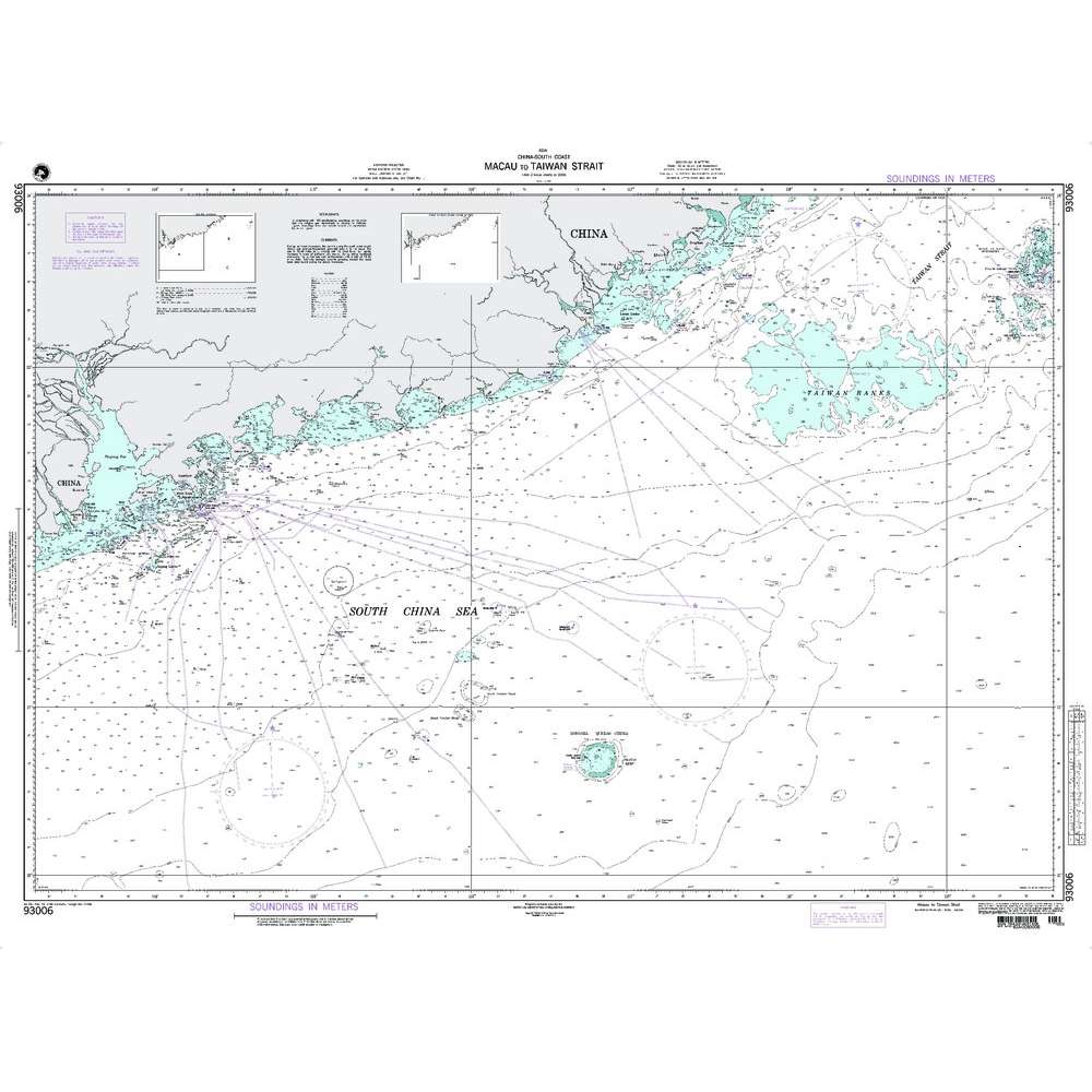 Paradise Clay NGA_93006 NGA Chart Macau to Taiwan Strait