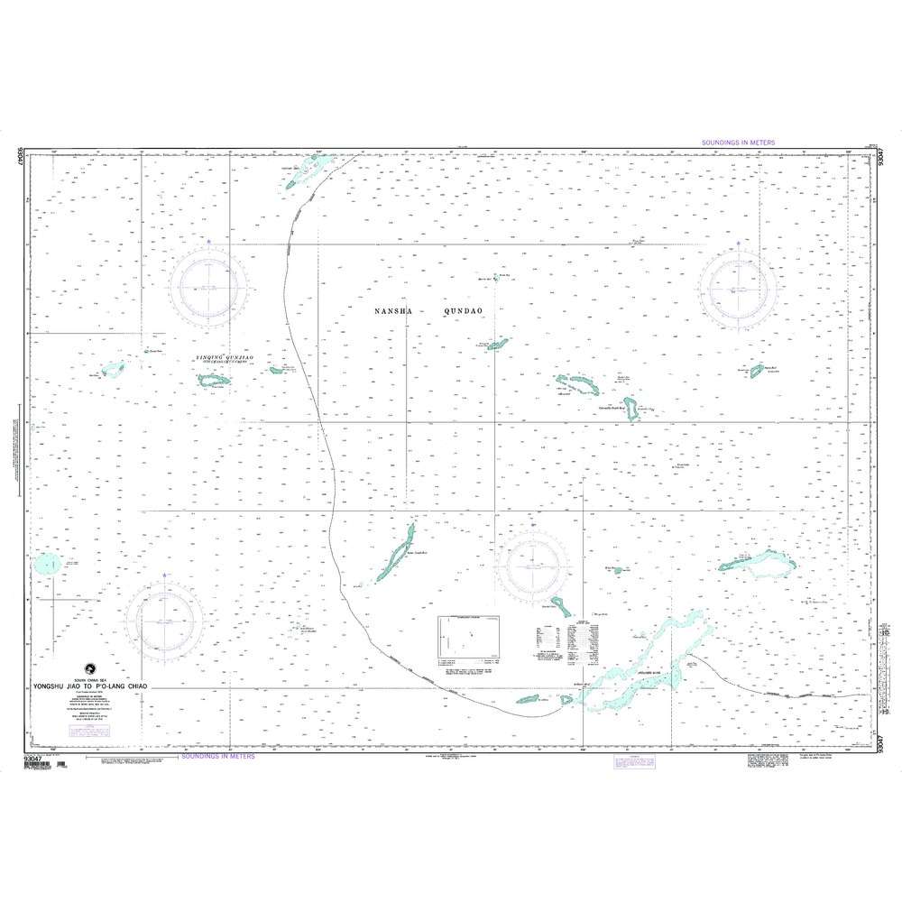 Paradise Clay NGA_93047 NGA Chart Yongshu Jiao to Po - Lang Chiao