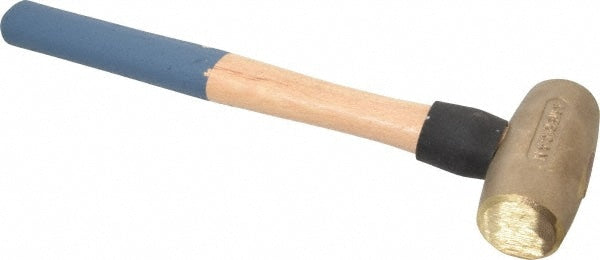 American Hammer AM4BZWG Non-Marring Hammer, 4 lb, 1-5/8" Face Dia, Bronze Head