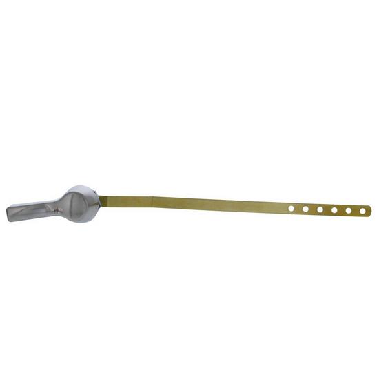 Jones Stephens T0109BN Brushed Nickel Tank Trip Lever with 10" Brass Arm, Metal Spud and Nut