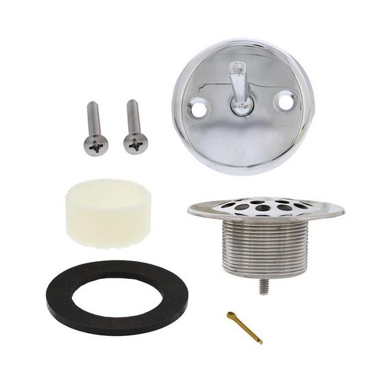 Jones Stephens B51036 Chrome Plated Two-Hole Trip Lever Tub Drain Trim Kit