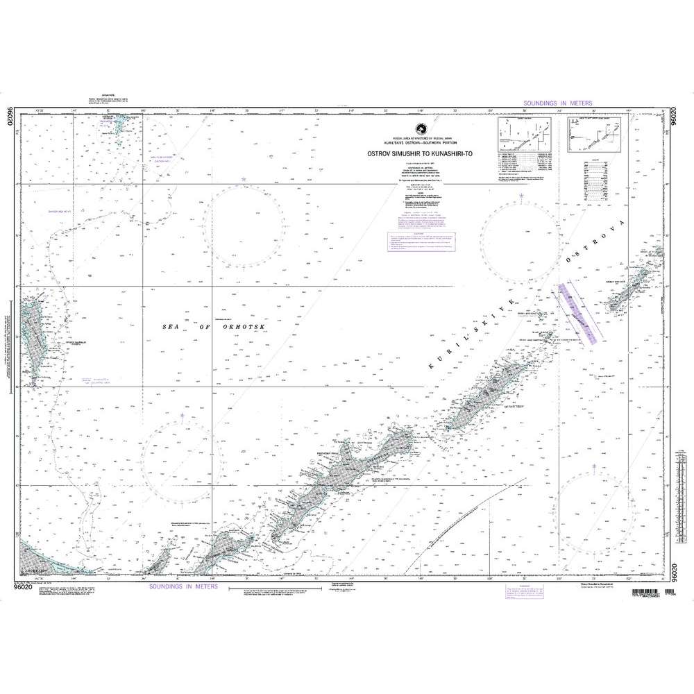 Paradise Clay NGA_96020 NGA Chart Ostrov Simushir to Ostrov Kunashir