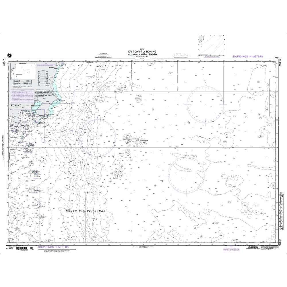 Paradise Clay NGA_97015 NGA Chart E. Coast of Honshu Including Nampo - Shoto