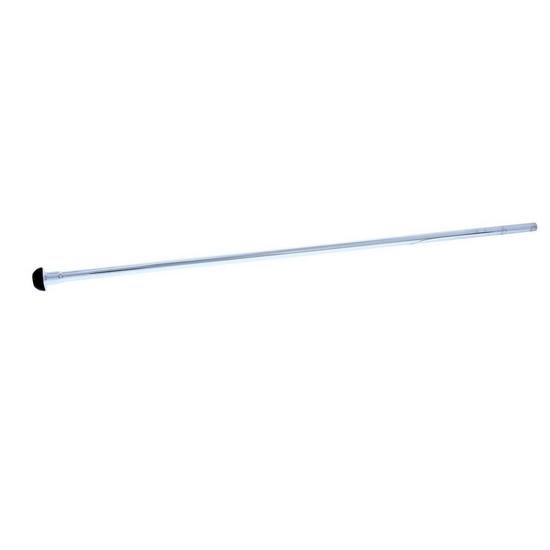 Jones Stephens S04061 3/8" x 20" Chrome Plated Toilet Riser with Heavy Duty Rubber Bullnose