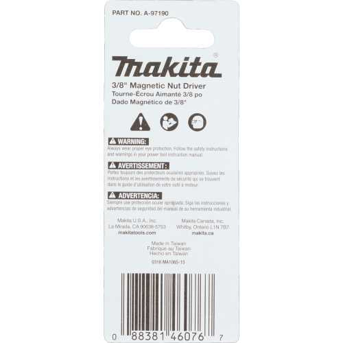 Makita A-97190 ImpactX 3/8³ x 1˜3/4³ Magnetic Nut Driver