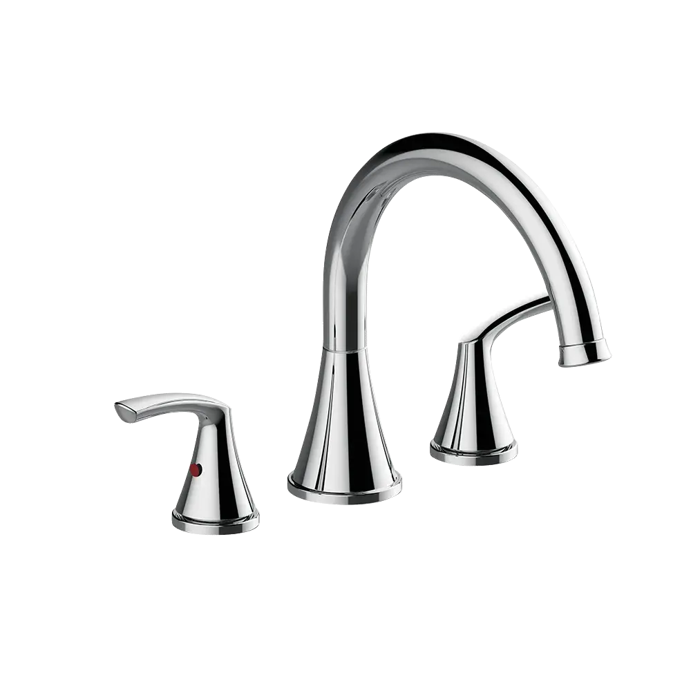 Matco-Norca AN-900C Angelic Two Handle Widespread Roman Tub Faucet, Chrome