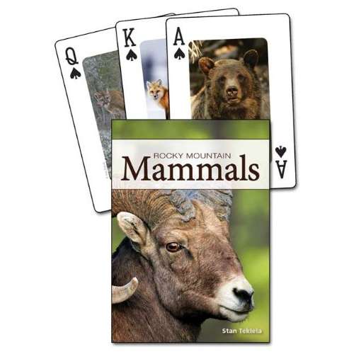 Paradise Clay AVK044 Mammals of the Rocky Mountains Playing Cards