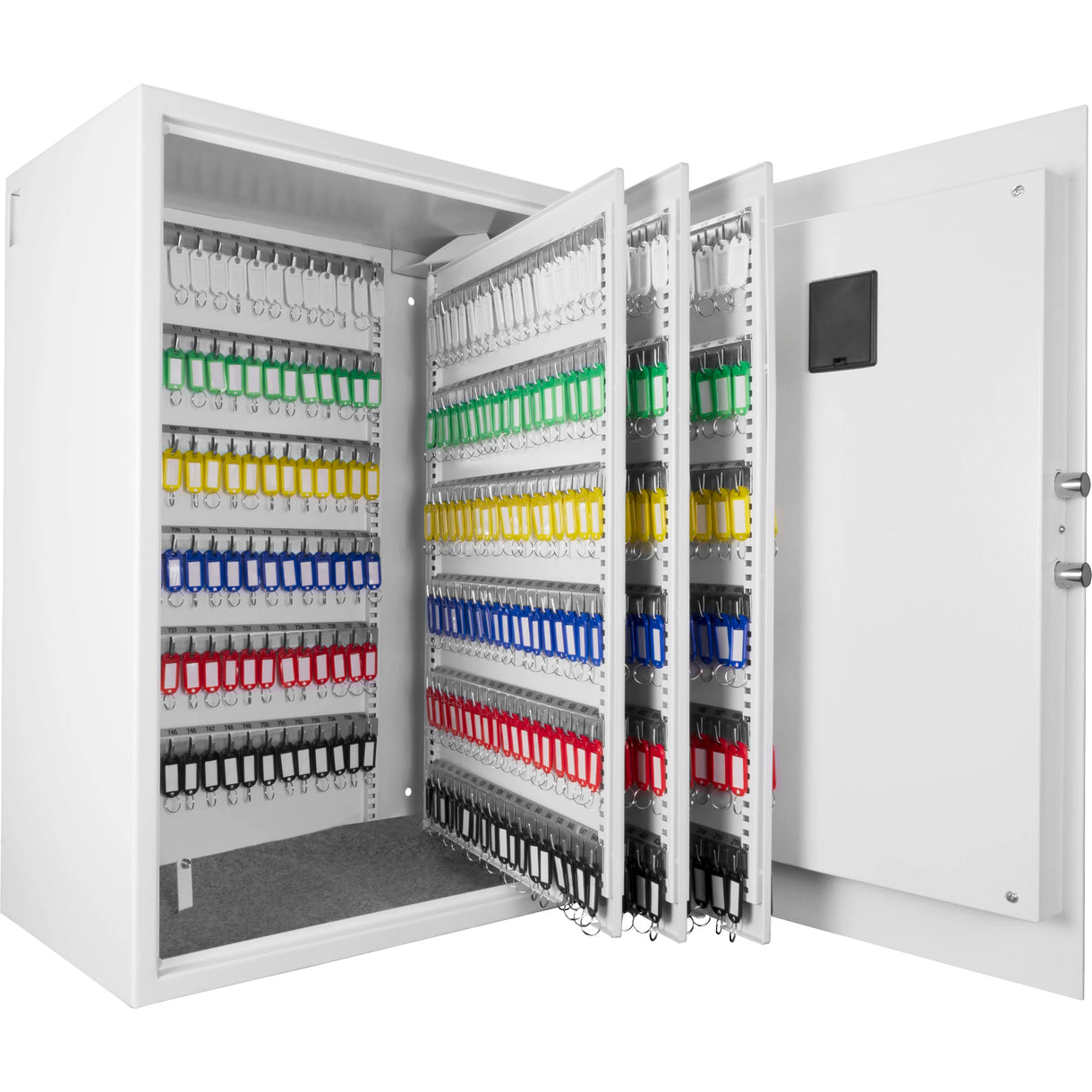 Barska AX13500 736 Capacity Adjustable Key Cabinet Digital Keypad Wall ...