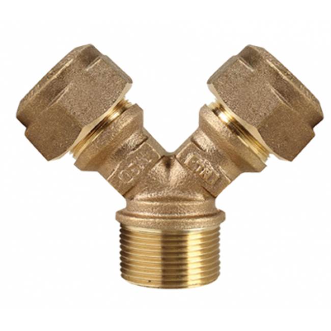 A.Y. McDonald 5127-221 708Y2Mq 2X1 Y-Branch Mnpt X (Two) Cts -Nl