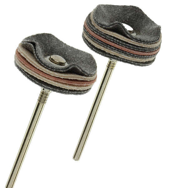 Foredom A-93222 Alcontura Buff, 22 x 6mm, 2.35mm Shank