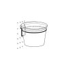 Allway BR1 Bucket Rings – Holds 1 Bucket
