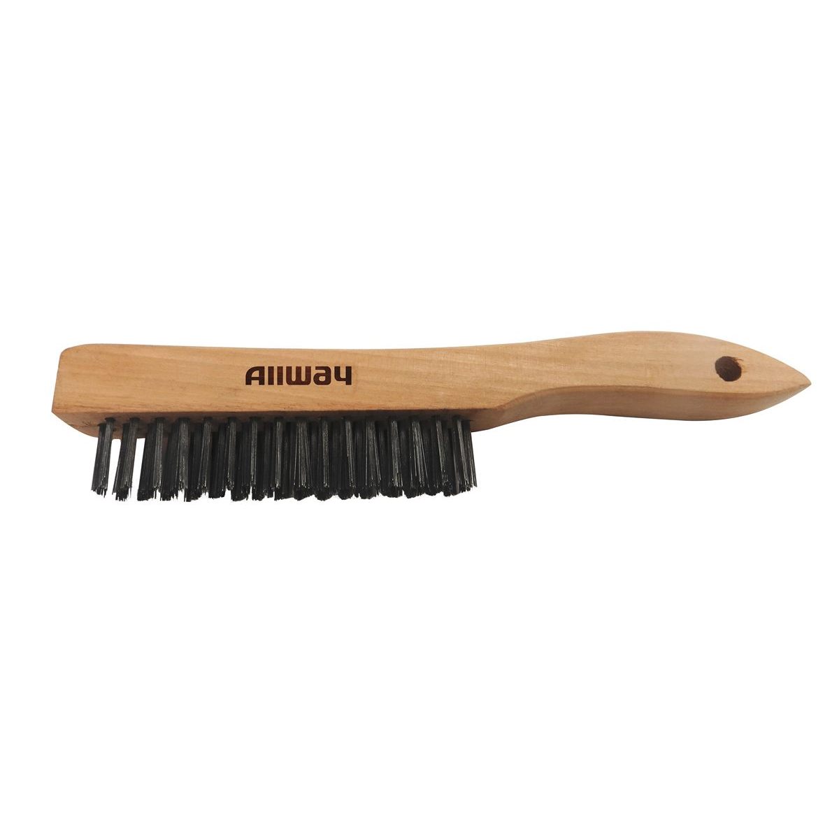 Allway WB416 Wood Handle Wire Brush – 4×16