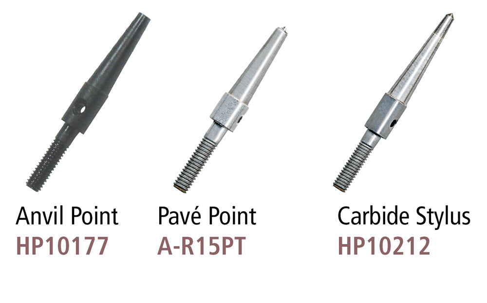 Foredom HP10212 Stylus, Carbides, H.15 4-48UNF-2A Thread, Carbide tip