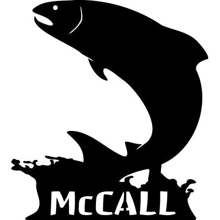 Paradise Clay CMG147 Jumping Fish w/ McCall MAGNET