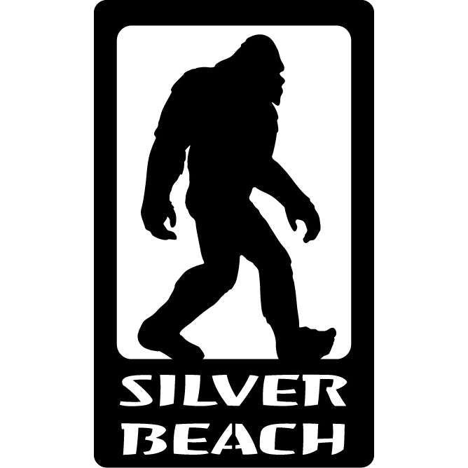 Paradise Clay CMG125 Bigfoot w/ Silver Beach MAGNET