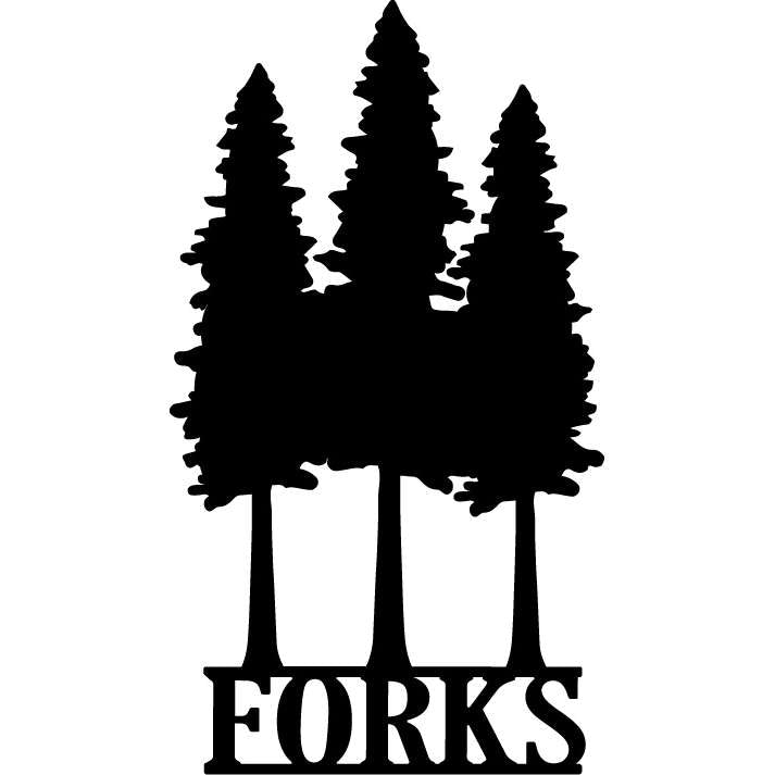 Paradise Clay CMG141 Redwood Trio "Forks" MAGNET