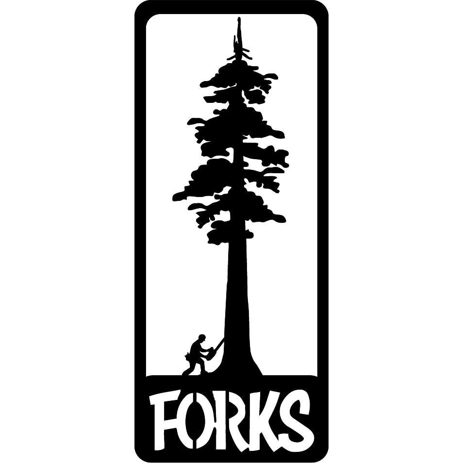 Paradise Clay CMG046 Redwood w/Logger "Forks" MAGNET
