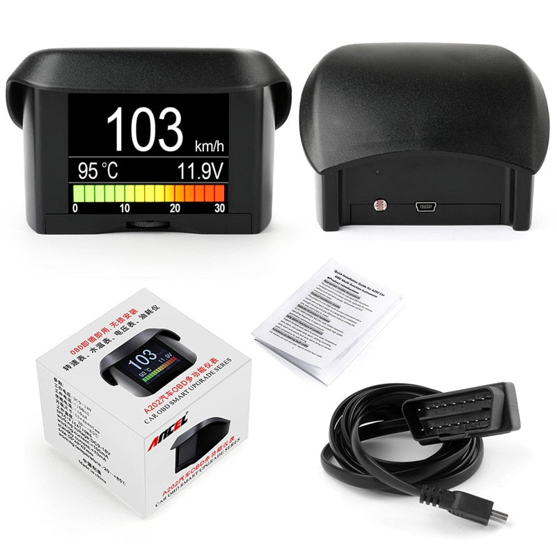 Ancel A202 12V OBD2 On-Board Computer & Digital Vehicle Monitor