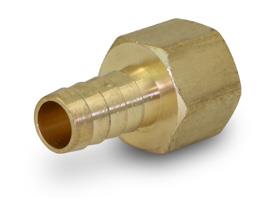 Everflow B26-12 1/2" HOSE BARB x 1/2" FIP ADAPTER BRASS (NOT FOR POTABLE USE)