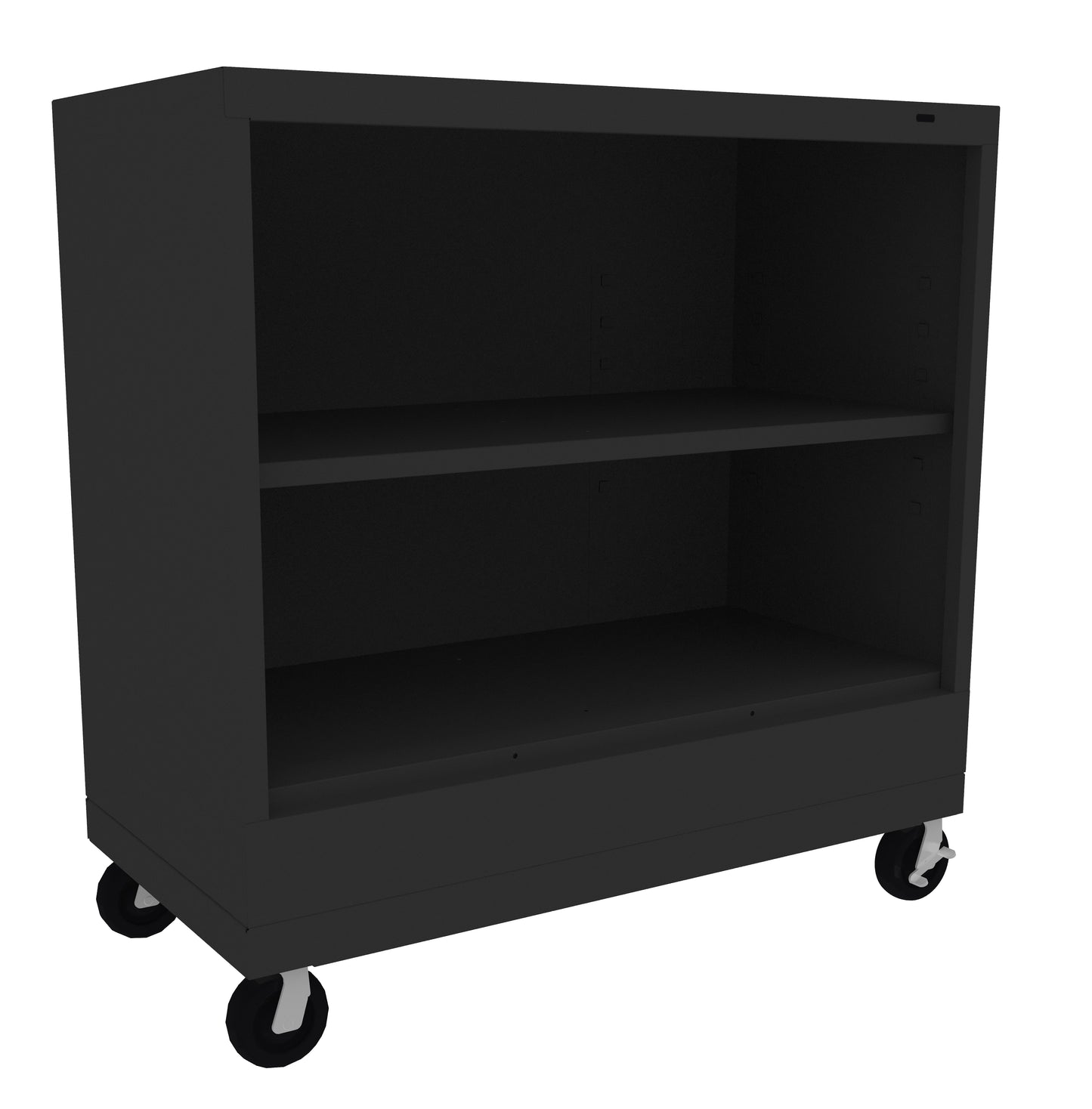 Tennsco BC18-30M 18" Deep Mobile Welded Bookcase - 30" High