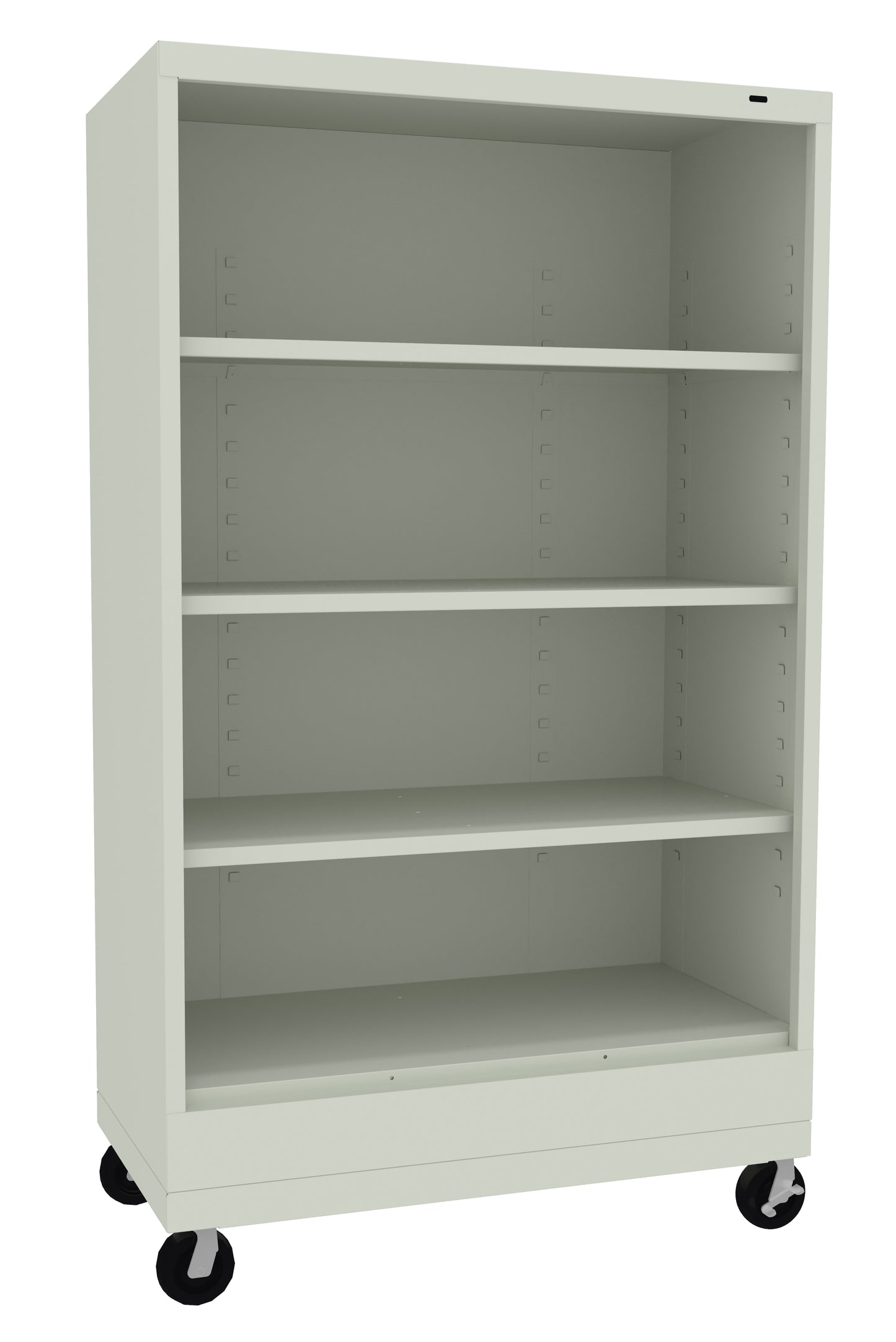 Tennsco BC18-52M 18" Deep Mobile Welded Bookcase - 55" High