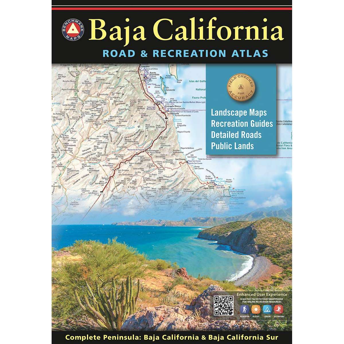 Paradise Clay BEN036 Baja California Road & Recreation Atlas - Book