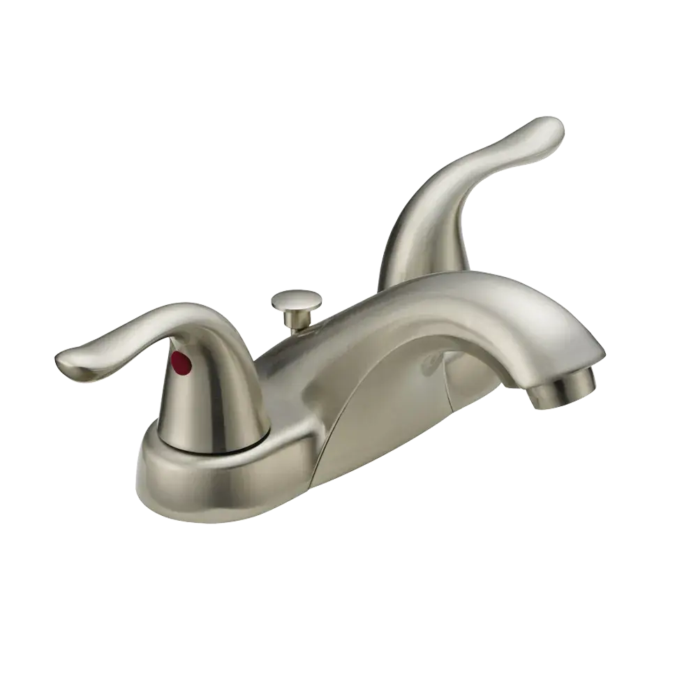 Matco-Norca BL-400BN Builder Light Two Handle 4" Lavatory Faucet, Brushed Nickel