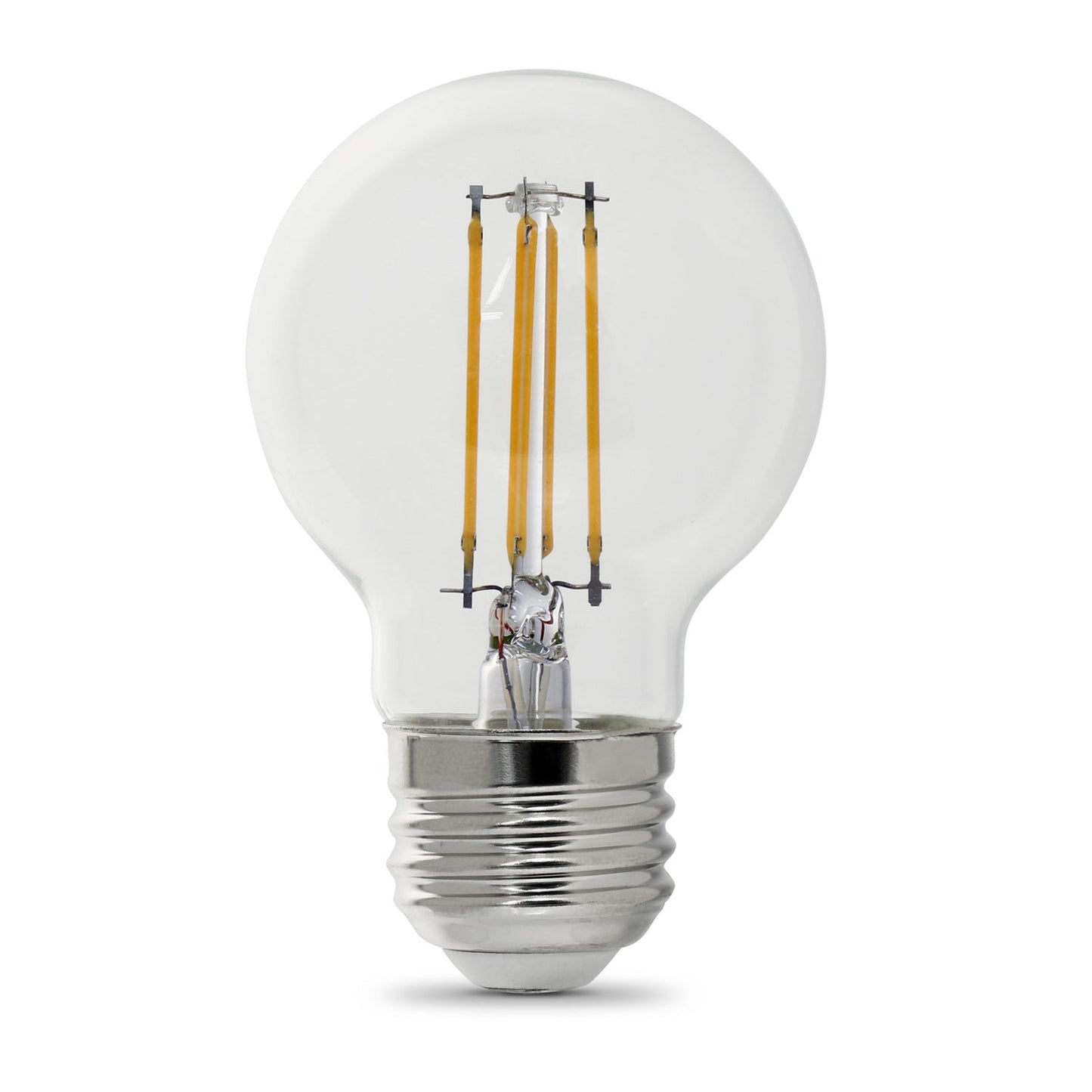 Feit Electric BPGM60950CA/FIL/2 5.5W (60W Replacement) Daylight (5000K) G16 1/2 (E26 Base) Filament LED (2-Pack)