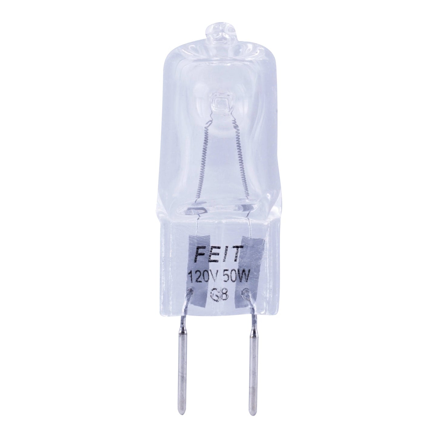 Feit Electric BPQ50/G8/CAN 50W Bright White (3000K) Bi-Pin G8 Base (T4 Replacement) Halogen Replacement Light Bulb