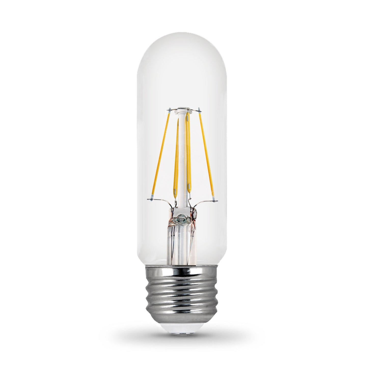 Feit Electric BPT1040/950CA/RP 4.5W (40W Replacement) Daylight (5000K) E26 Base (T10 Replacement) Dimmable Enhance Glass Filament LED Replacement Light Bulb