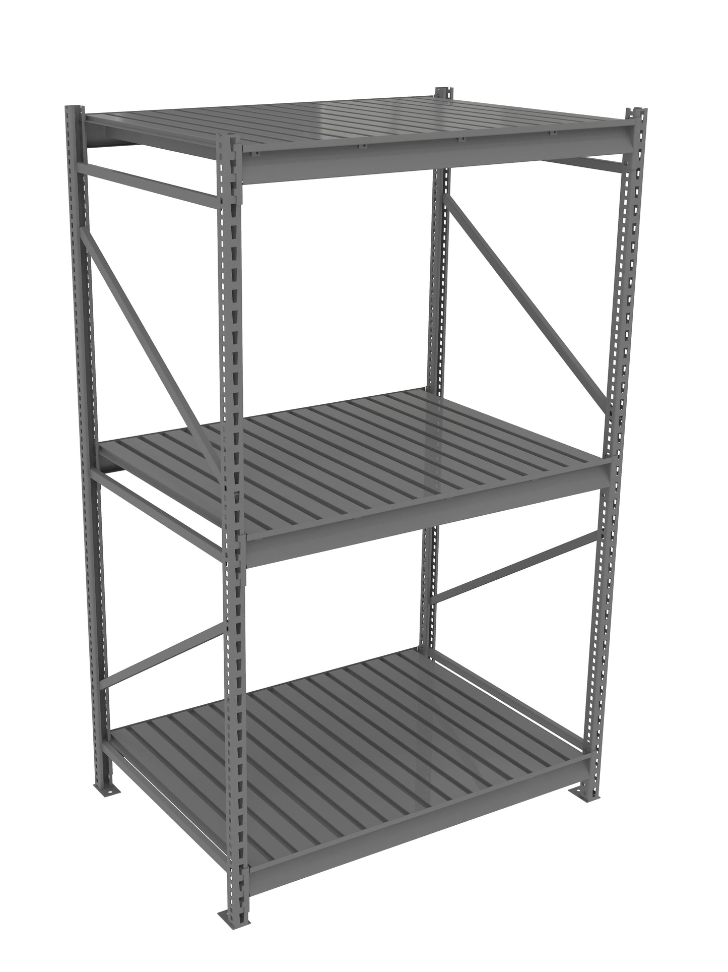 Tennsco BU-483684CS Bulk Storage Rack Starter Unit With Corrugated Decking