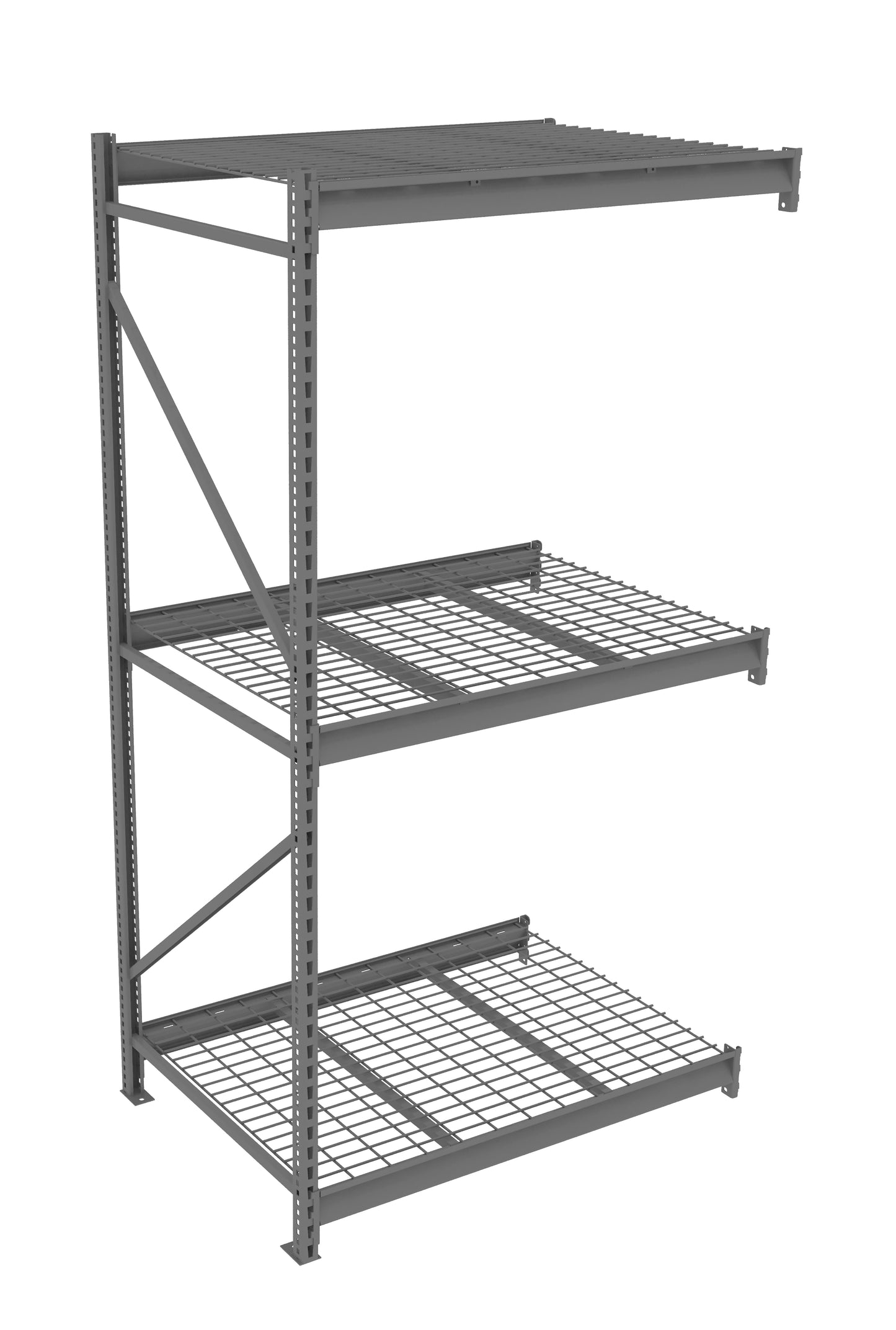 Tennsco BU-483696WA Bulk Storage Rack Adder Unit With Wire Decking