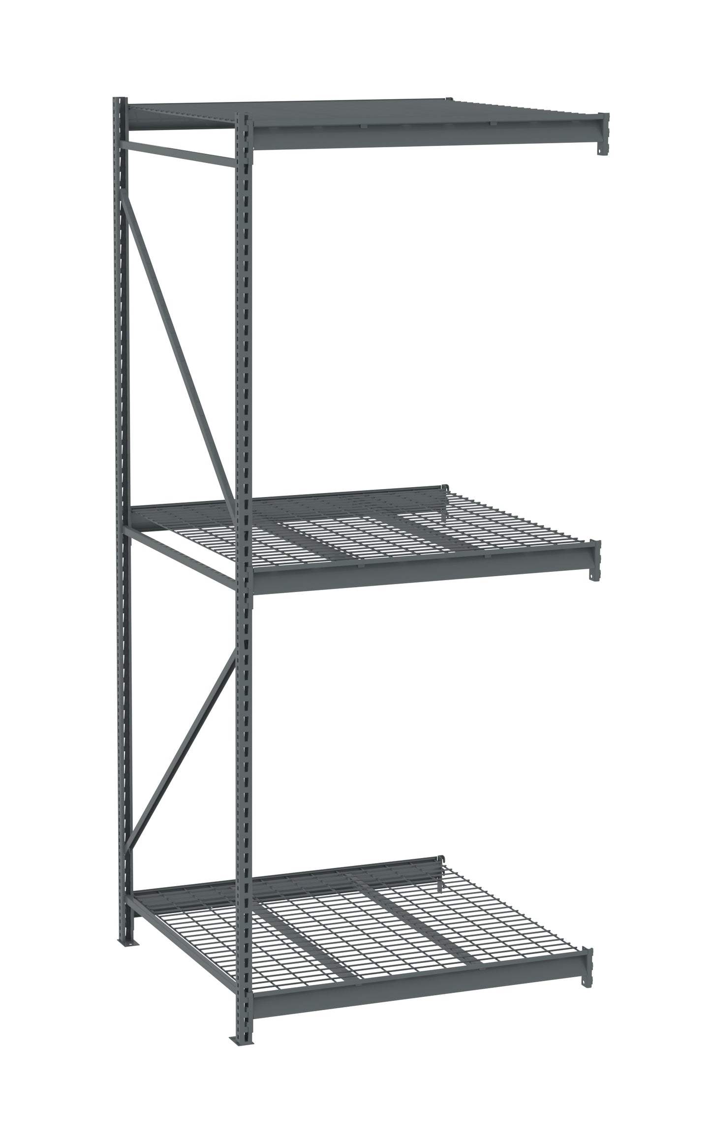 Tennsco BU-4848120WA Bulk Storage Rack Adder Unit With Wire Decking