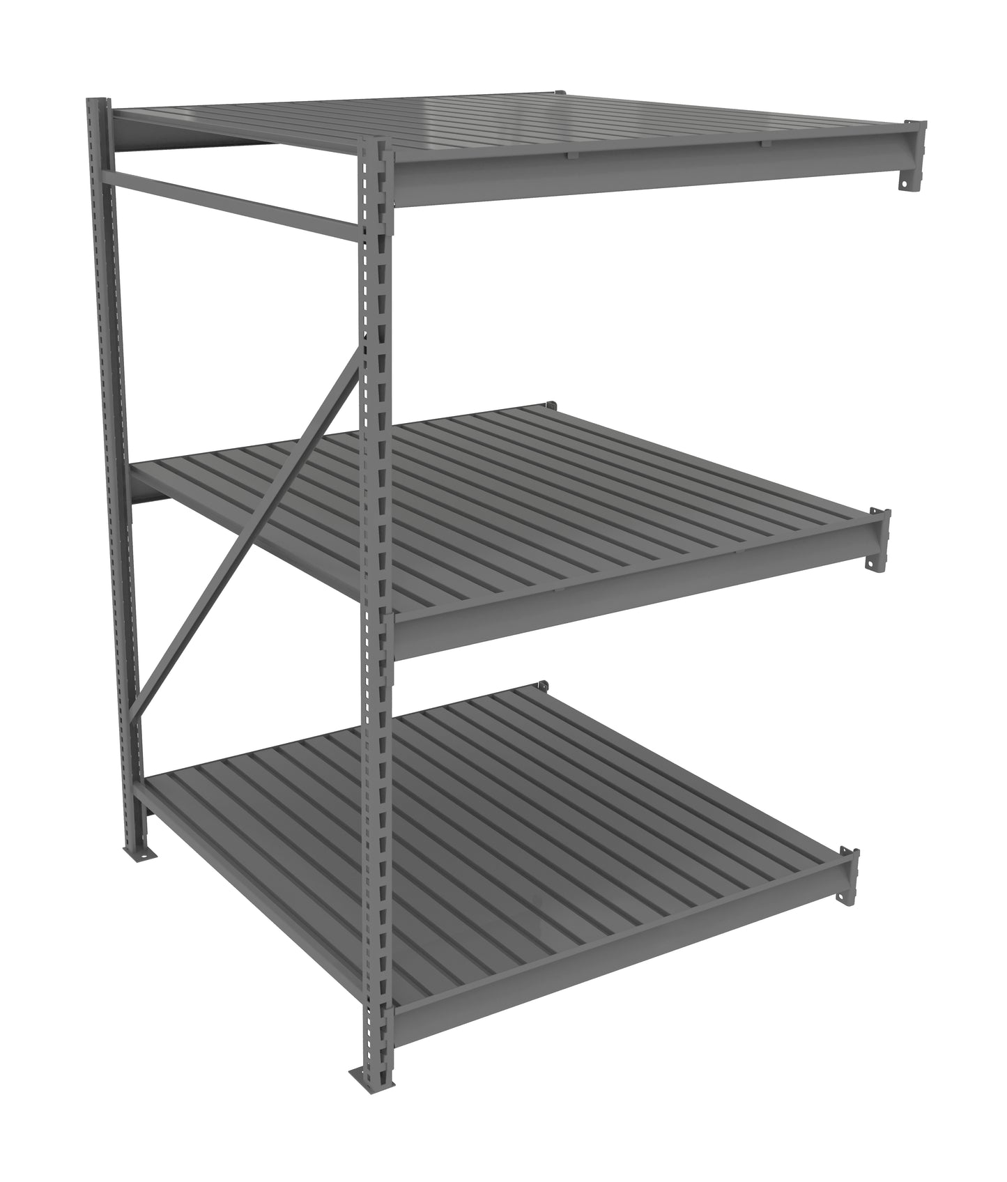 Tennsco BU-484872CA Bulk Storage Rack Adder Unit With Corrugated Decking